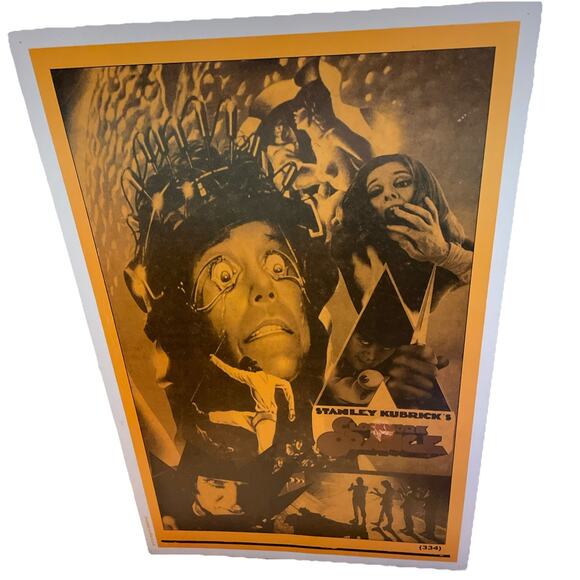 Clockwork Orange - American Re-release Stanley Kubrick Card board Poster main image 9